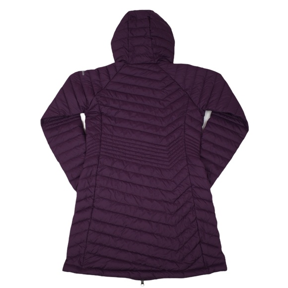 Columbia Wome's Black Cherry Power Lite Mid Length Jacket Small - Picture 7 of 9